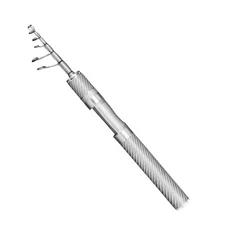 텔레스코픽 낚싯대 키트 로드 낚시릴 피더 캐스팅 콤보 스핀캐스트, 1.68m, Sliver-Style A