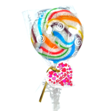 롤리팝 미니 막대사탕 캔디 무지개 회오리 오로라 단체 행사 대량 축제 파티, 30개, 15g