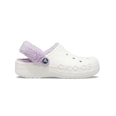 crocs 卡駱馳 Baya絨毛踝帶刷絨洞洞拖鞋, 230(M4/W6)