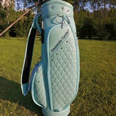 正品新款高爾夫球包女士經典球桿包PU時尚小球袋球童包, 藍色球包, 1個