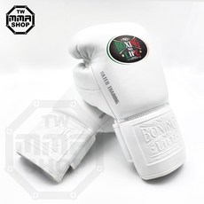 NO BOXING NO LIFE 拳套 頂級馬毛乳膠 手心網格設計 拳擊泰拳適用 全白, 1個