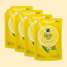 애경 순샘레몬 주방세제 1.2L(리터 )절약형, 1.2L, 4개