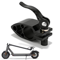 25.4cm(10인치) 전동 스쿠터 접이식 클램프 스쿠터 수직 로드 견고한 잠금 알루미늄 합금 스쿠터 안장봉 로드 잠금 버클 전기 스쿠터용, 25.4cm(10인치) 전동 스쿠터 접이식 클램프, 스