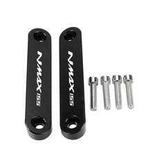 오토바이 프론트 액슬 플레이트 장식 커버, 8. Black NMAX155