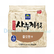 면사랑 프리미엄 사누끼 우동면 쫄깃한맛 1.15kg, 230g, 5개