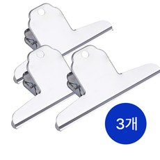 15cm 대형 단단한 서류집게 3개입 문서 스텐 사무용 클립 제본 집게, 3p 1개, 특대