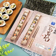 완도건어물 두번구운 김밥김 10매 x 10봉 김밥용재료, 10개