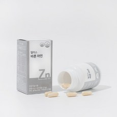 웰러스 바른 아연, 2개, 60정