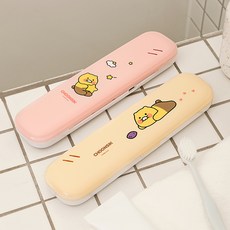 카카오 춘식이 칫솔 살균기 가정용 휴대용 UV-C LED 자외선 소독 옐로우, 1개, 단품