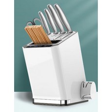 다기능 주방용 칼 보관함 칼갈이 보조 수납 정리함, 전동 칼갈이 건조 소독 살균