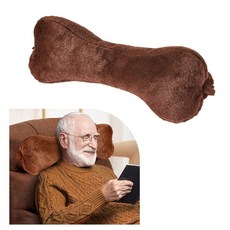 리클라이너 헤드레스트 베개 소파용 넥 완화를 위한 본 소파 베개(회색), Brown