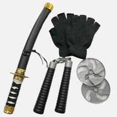 銀忍者兒童變裝服飾, 道具套組(2), 1個
