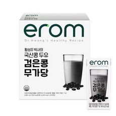 이롬 황성주박사의 국산콩 두유 검은콩 무가당 190ml, 16개