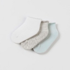 해피프린스 플레인 신생아 양말 왕자 3종세트