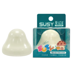 SUSY世喜 蘑菇蛋奶嘴收納蓋－四色 香草奶嘴專用 食品級矽膠 防掉落防塵, 1個, 香草
