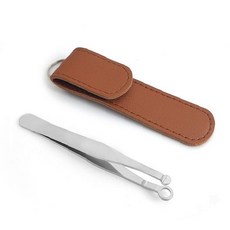 가위 여성 코털 안전 관리 보관 위생 남성 정리 전용 스테인리스 케이스 휴대, 상세페이지 참조, 코털집게 블랙