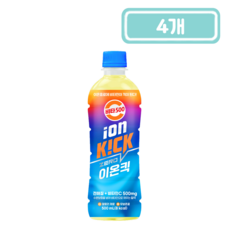광동제약 비타500 이온킥 제로, 4개입, 500ml