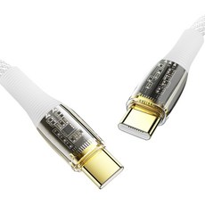 JUST ONE PD 100W 초고속 충전 C to C 케이블, 3개, 화이트, 2m