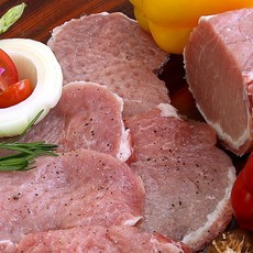 지리산바래봉흑돈 등심, 1개, 500g