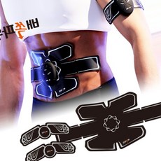 EMS 저주파 무선 복근 코어 마사지기 뱃살 운동기구 홈트레이닝 복부 배쏙파워, 상세페이지 참조, 배쏙파워 EMS 마사지기