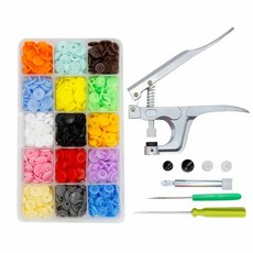 단추 펀칭기 세트 똑딱이 단추 기구 수공구 yss+283Yf