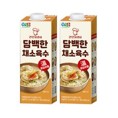 정식품 담백한 채소육수 950ml 정식품 채소육수 온요리용, 2개