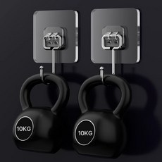 존글로벌 다용도 걸이 후크 조리도구 욕실, 투명, 10개