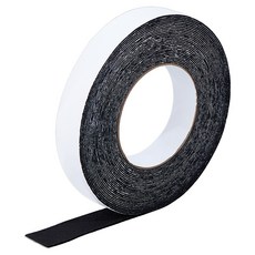 10m 펠트 자체 접착 테이프 밀봉 막대 가구 단열 밀봉 막대 평흑색 25x1mm, 검은색, 1세트