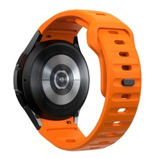 갤럭시워치 호환 7 6 5 4 실리콘 스포츠 루프 스트랩 40mm 44mm 클래식, 오렌지
