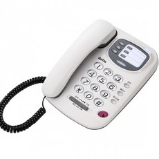 지앤텔 유선 전화기 화이트, GS-465
