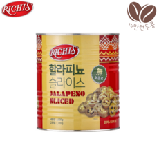 리치스 할라피뇨 슬라이스, 1개, 3kg