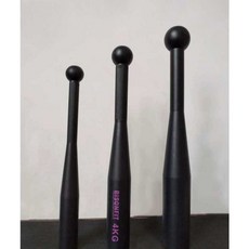 크로스핏 방망이 클럽벨 곤봉형 야구 방망이덤벨 코어 4kg 아령 타격 180916, 03. 블랙 뉴 2KG, 1개
