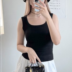 FEE BABY 加絨羊毛彈性螺紋小背心