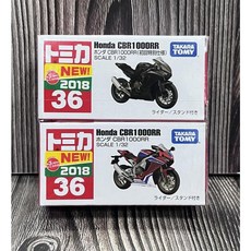 TOMICA 多美小汽車 NO36 CBR 1000RR 重機 重型機車 模型, 1個, 單售一般新車貼