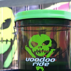 부두라이드 반투명 버킷 20L 패키지 (버킷+그릿가드+감마씰), 블랙반투명