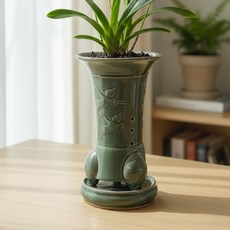 난화분 FO115 난분 난분갈이 도자기 세라믹화분