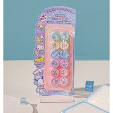 (12종세트)정품 산리오 스템프 세트 도장세트 다꾸 포챠코 시나모롤 쿠로미 폼폼푸린 마이멜로디 키티