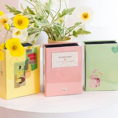 모멘트V3 포토앨범 4x6 사진 100장 포카바인더 스티커 미니 네컷 앨범, 모멘트 v3 포토앨범 : 피치