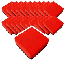 보드 자석 지우개 사각 미니, 레드20P