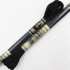 마미쏘잉/ DMC 프랑스자수실 라이트이펙트사 36색상 타래메탈릭사 25번사, 1개, E310