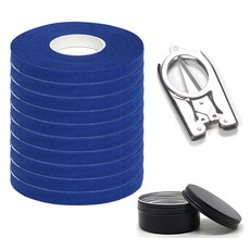 블루인쇼어 손가락 테이프 10m 10개입 케이스 가위 증정 주짓수 유도 클라이밍 배구 크로스핏 테이핑, 10개