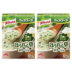 Knorr 康寶 起司菠菜濃湯速食湯 3包, 2個