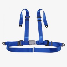 항공기 버클 제품 카트 4점식 좌석 벨트 안전 4점식 안전벨트 조절 가능 자동차 차량 레이싱 스포츠 카시트, 2.고급 B형/파랑