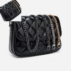 삼땨 핸드백리폼체인100cm 체인끈 체인줄 가방장식끈 가방손잡이 탈부착고광택가방체인, 02가방체인100cm-실버