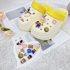 솔로팟 찰리 강아지 캐릭터 신발꾸미기 참 파츠 11피스 세트