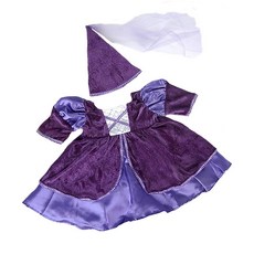 중세 공주 코스튬 테디 베어 의류는 대부분의 35.6-45.7cm(14-18인치) 크기의 곰 인형에 적합하며 나만의 봉제 동물 인형을 만들어보세요, 중세 공주 코스튬 테디 베어 의류는 대부분의 35.6-