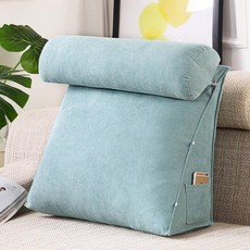 삼각 등쿠션 대형 헤드쿠션 기대미 쇼파용 허리받침 쿠션