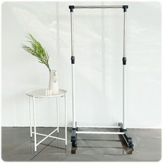 미니 이동식 행거 500 올화이트 파이프옷걸이, 1, 상세페이지 참조