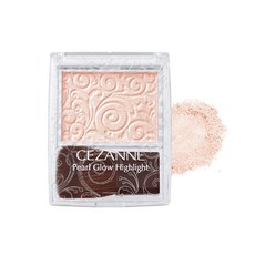 CEZANNE 珠光 Highlight 02 自然透亮光澤 立體精緻輪廓, 玫瑰米, 1個