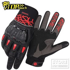 SCOYCO 여름 바이크 오토바이 장갑 낙하 방지 Guantes 모토 터치 스크린 크로스 승마 장비, [03] XL, [06] MC103 RD Gloves, 1개
